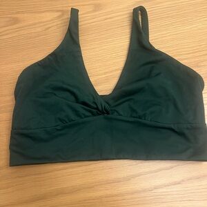 Zella Large Women's Dark Green Bralette